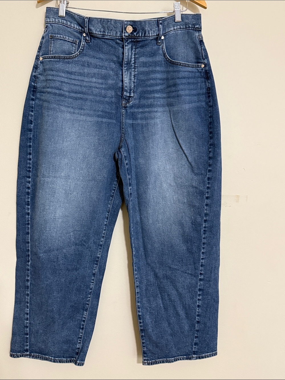 White House black market barrel Jean women 14 extra high rise casual office Y2K